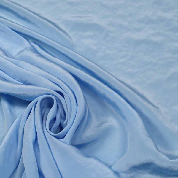 Blusen- und Kleiderstoff uni - hellblau