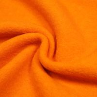 Wollfleece uni - orange