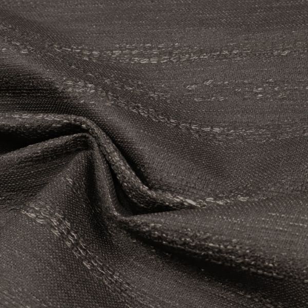 Dekostoff Baumwolle beschichtet uni - schwarz/wollweiß