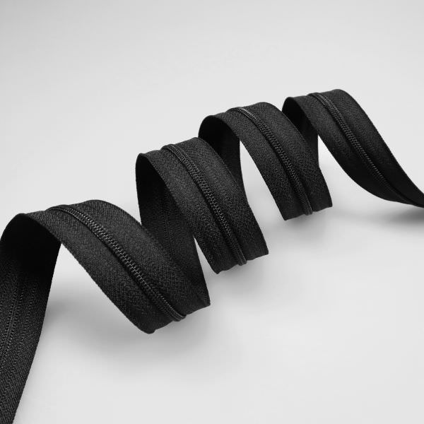 YKK Kunststoff-Reißverschluss Meterware - schwarz