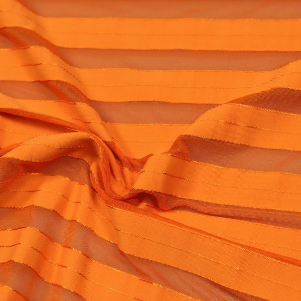 Ausbrenner Jersey mit Querstreifen uni - orange
