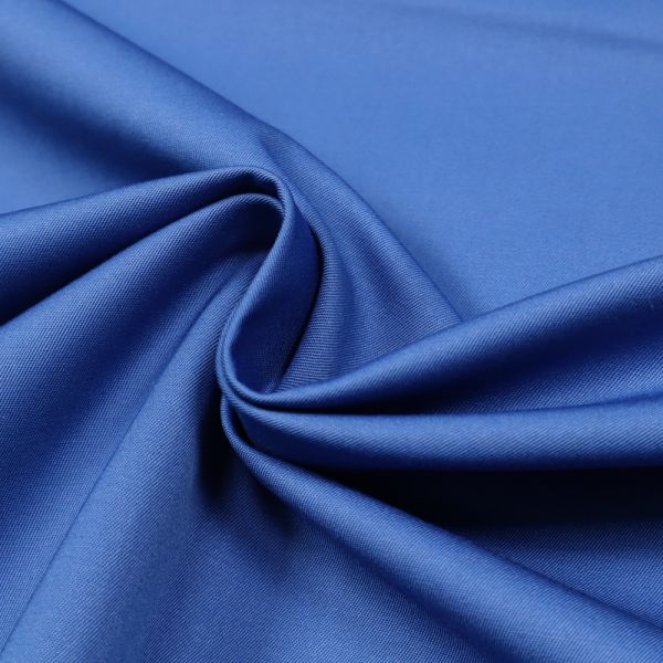 Baumwolle-Polyester Mix Twill uni - königsblau