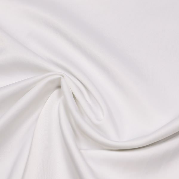 Polyester Twill uni - weiss