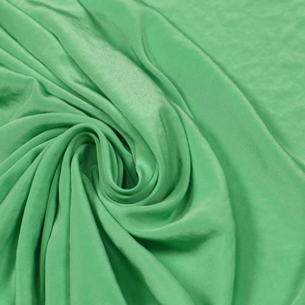 Blusen- und Kleiderstoff uni - grün