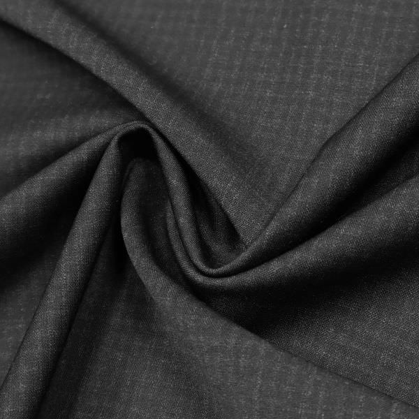 Hosen- und Kostümstoff mit Kreide Karo - schwarz/grau