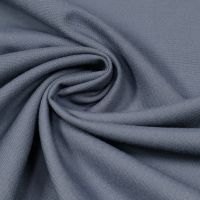Trevira-Wolle Hosen- und Kostümstoff uni - jeansblau