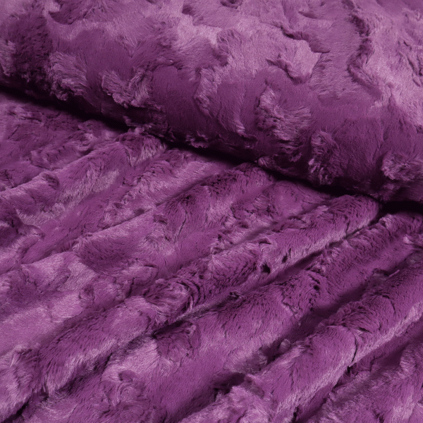 Microfaser Fellimitat uni - violett