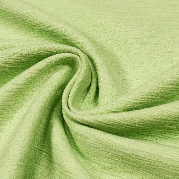 Baumwolle-Viskose Mix Kleiderstoff Struktur uni - lindgrün