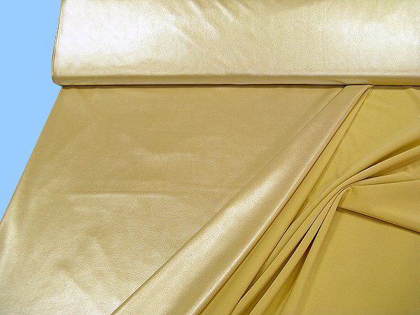 Jersey mit Folienprint - hellgelb/silber