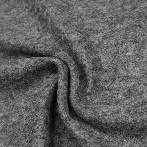 Kochwolle Wollstrick Melange - grau