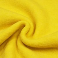 Wollfleece uni - gelb