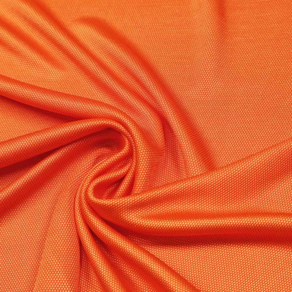 Viskose- Stretch Feinstrick Piqué - orange/gelb