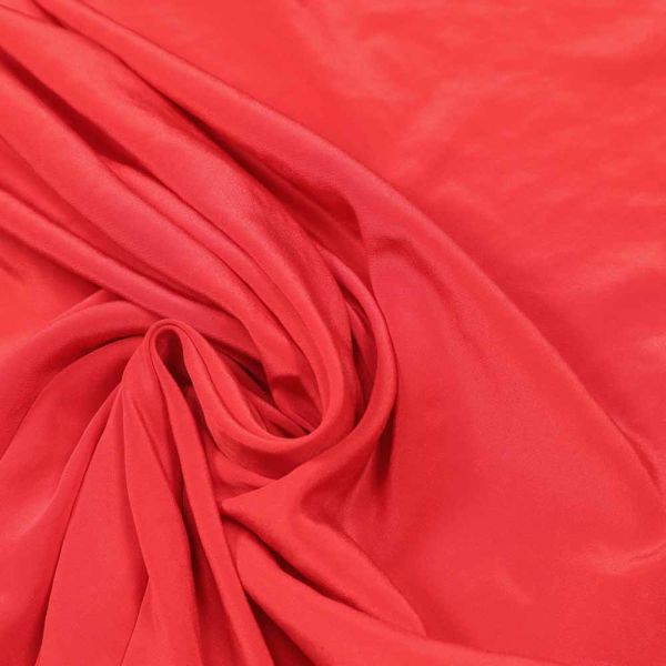 Blusen- und Kleiderstoff uni - rot