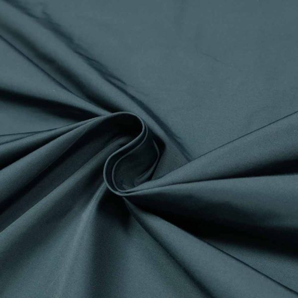 Baumwolle-Polyester Mix Jackenstoff mit Lotuseffekt - dunkelpetrol