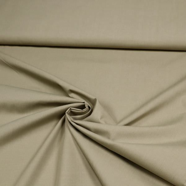 Baumwolle-Polyester Mix uni - beige