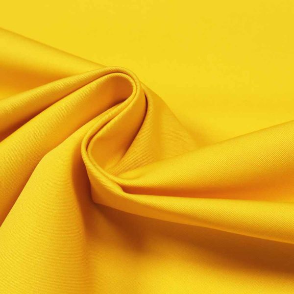 Baumwolle-Polyester Mix Twill uni - gelb