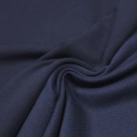 Doubleface Piqué-Jersey - marineblau/dunkelblau.