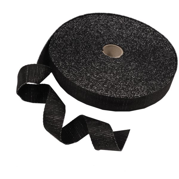 Webband Rucksack Gurtband mit Lurex - schwarz 3,0 cm